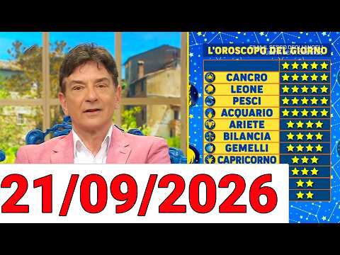 Video L'oroscopo di Paolo Fox - I Fatti Vostri Lunedi 21 Settembre 2026