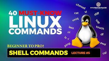 40 MUST-KNOW LINUX COMMANDS! UNIX SHELL SCRIPTING - Beginner to Pro!