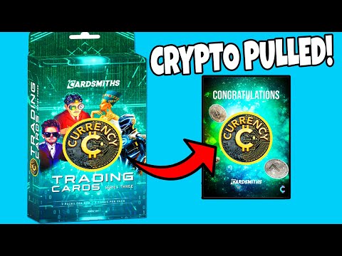 I found CRYPTO CURRENCY in This Trading Card Pack...