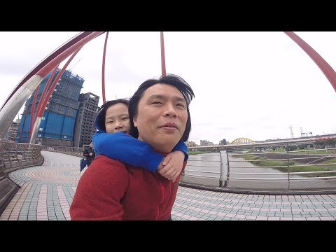 寶貝日記(河濱公園彩虹橋)騎腳踏車的回程 03232019 GOPR0443