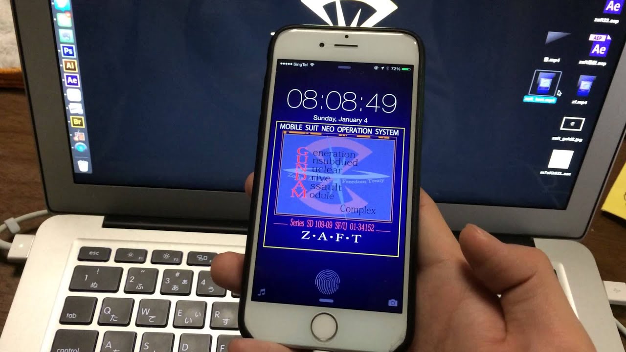 フリーダム ガンダム起動画面 Iphone6 Vwallpaper Freedom Gundam Startup Youtube