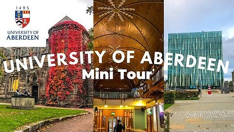 University of Aberdeen Mini Tour| 1st Week of Grad-School as a Data Science Student