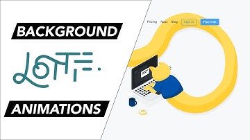 Lottie Animations As Backgrounds for Websites