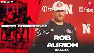 Nebraska Football: Rob Aurich fall camp press conference (Aug. 11, 2026)