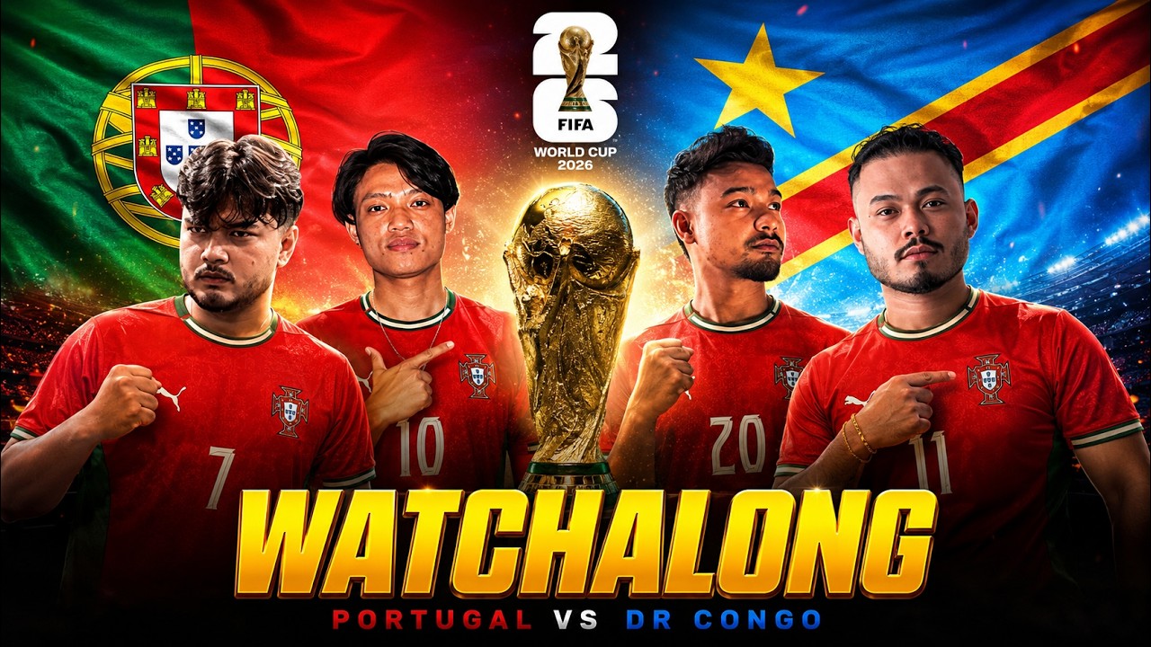 [ WATCHALONG ] PORTUGAL VS DR CONGO