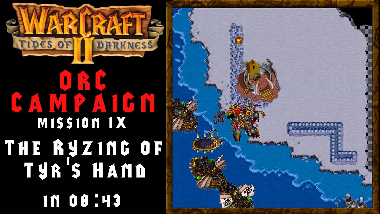 Warcraft 2: Tides of Darkness - Orc Mission 9: The Razing of Tyr's Hand ...