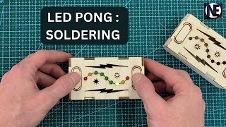 Arduino LED Pong Game: A Fun Electronics Project (Part 3: LED Soldering)