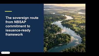 Webinar: Nature Bonds - Mobilizing Corporate and Sovereign Debt for Nature