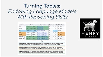 Reasoning with Language Models - Turning Tables