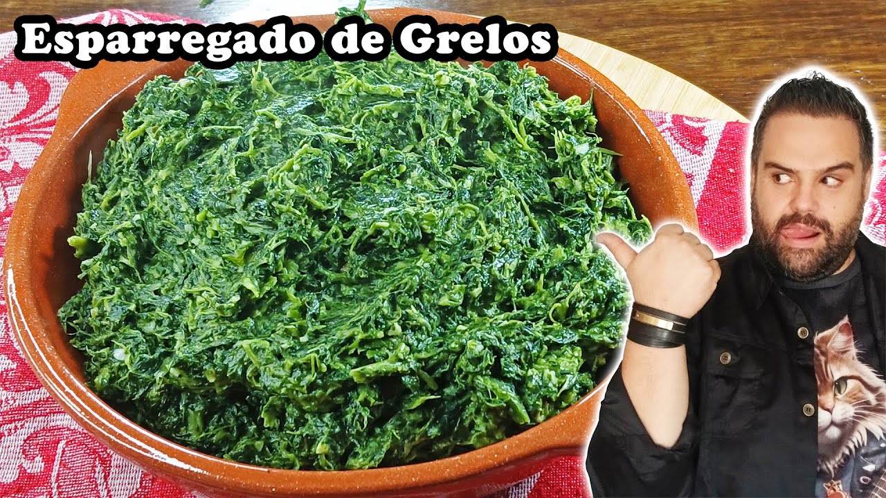 Esparregado de Grelos Caseiro Rico Espesso e Irresistível