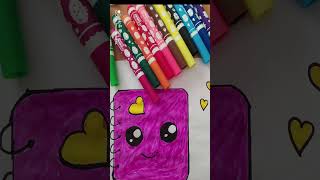 Oddly Satisfying Coloring Art Asmr#shorts