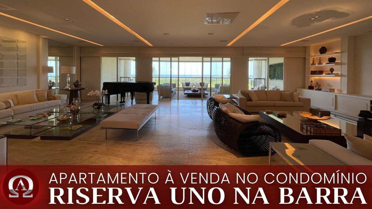APARTAMENTO à venda no condomínio RISERVA UNO na BARRA DA TIJUCA no RJ!