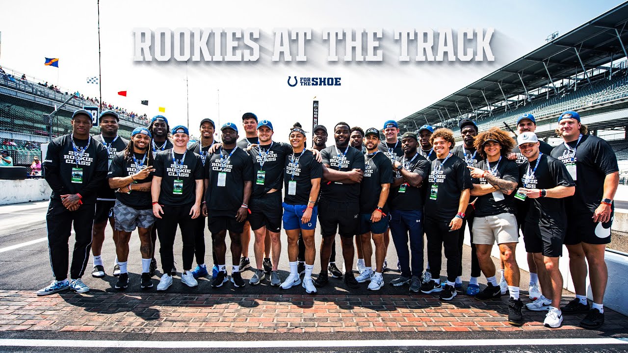 Colts Rookies Take Indianapolis Motor Speedway - YouTube