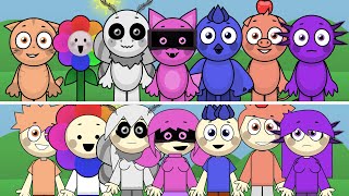 Incredibox Abgerny But They Are Human (Normal VS Horror)