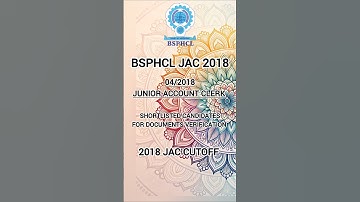 SHORTLISTED CANDIDATES 💥 BSPHCL JAC 2018 #bsphcl #bsphclcutoff2024 #bsphclresult2025 #shorts #jac