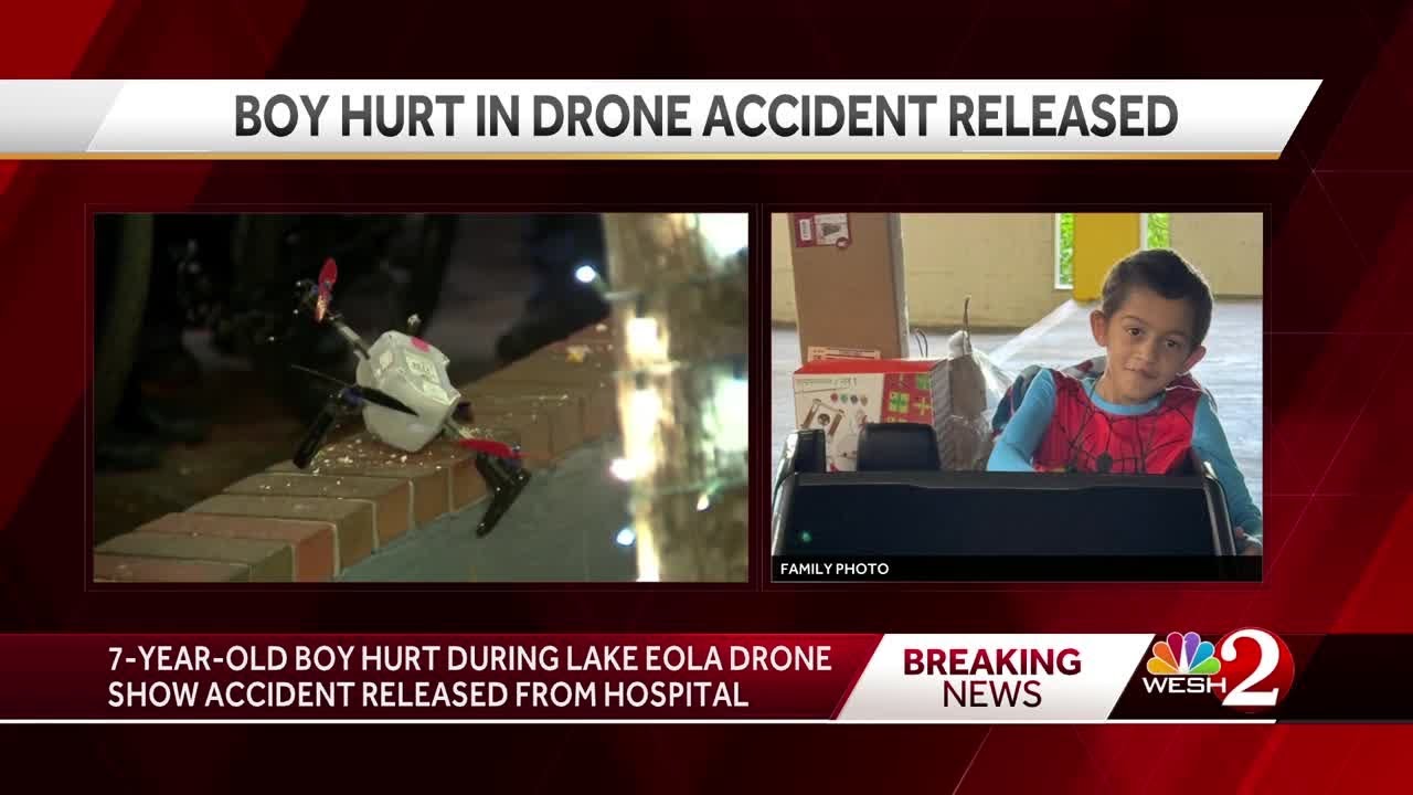 Orlando boy injured by falling drone is home from hospital after open ...