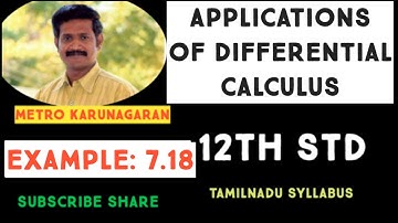 12th Std Maths Example 7.18 P.T ellipse x^2+4y^2=8 and the hyperbola x^2-2y^2=4 intersect orthogonal