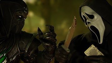 Mortal Kombat 1 - Noob Saibot vs Ghostface | All Intro/Interaction Dialogues