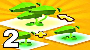 Merge Plants Defense 3D - Walkthrough Part 2 Levels 11-20 New Game - Android ios Gameplay