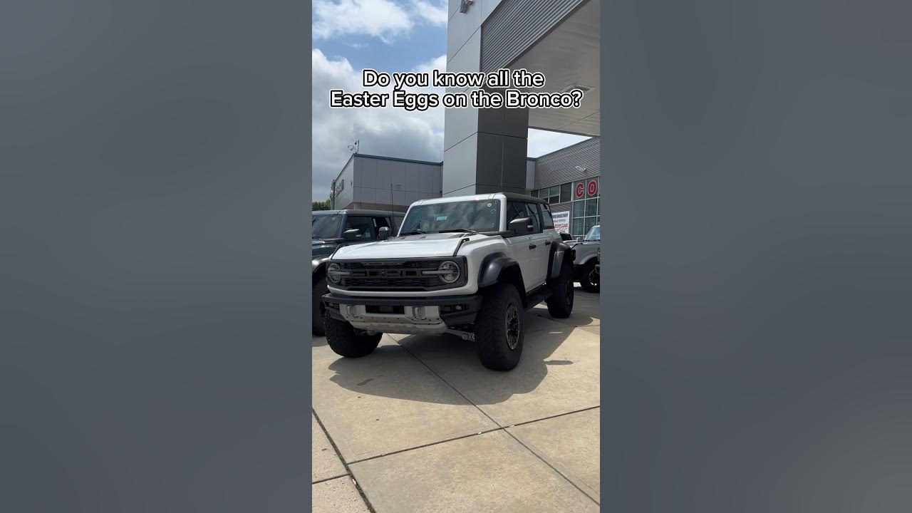 Bronco Easter Eggs! AllAmericanFord Bronco BroncoEasterEggs Ford