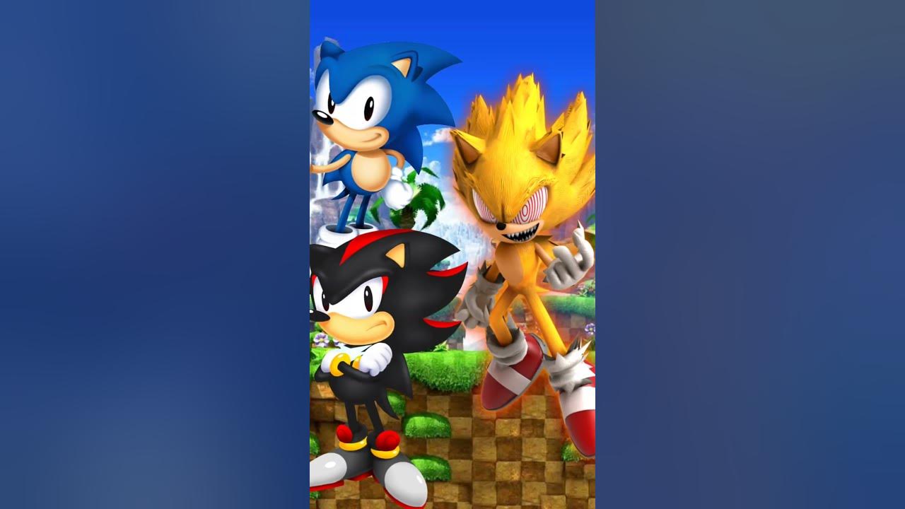 Sonic And Shadow vs Fleetway Sonic - YouTube