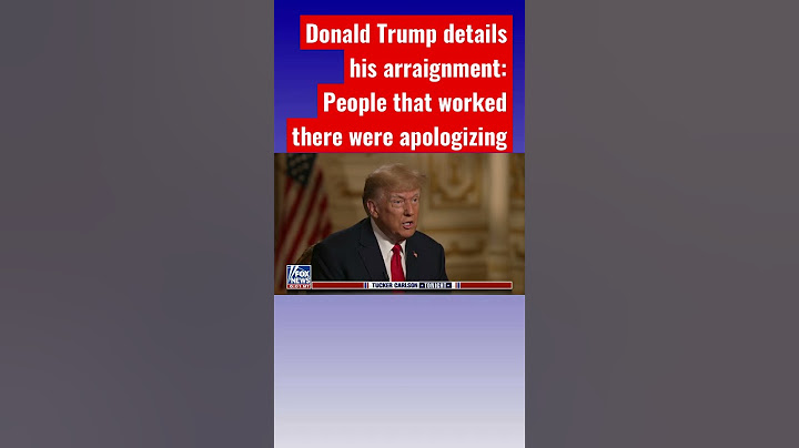Donald Trump says officials were crying during his arraignment #shorts