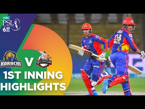 1st Inning Highlights | Karachi Kings vs Lahore Qalandars | HBL PSL 6 | Match 11 | MG2T