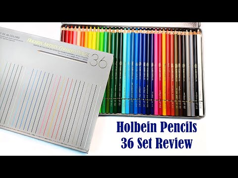 Holbein : Artists' Colored Pencil : Set of 36