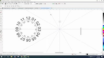 Corel Draw Tips & Tricks Clock number placement