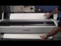 Epson SureColor T5000 Printer Setup - Loading Roll Paper