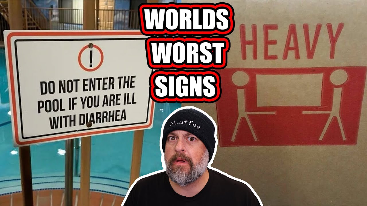 ⁣💩POOL PARTAY!!!💩 - Worlds Worst Signs!