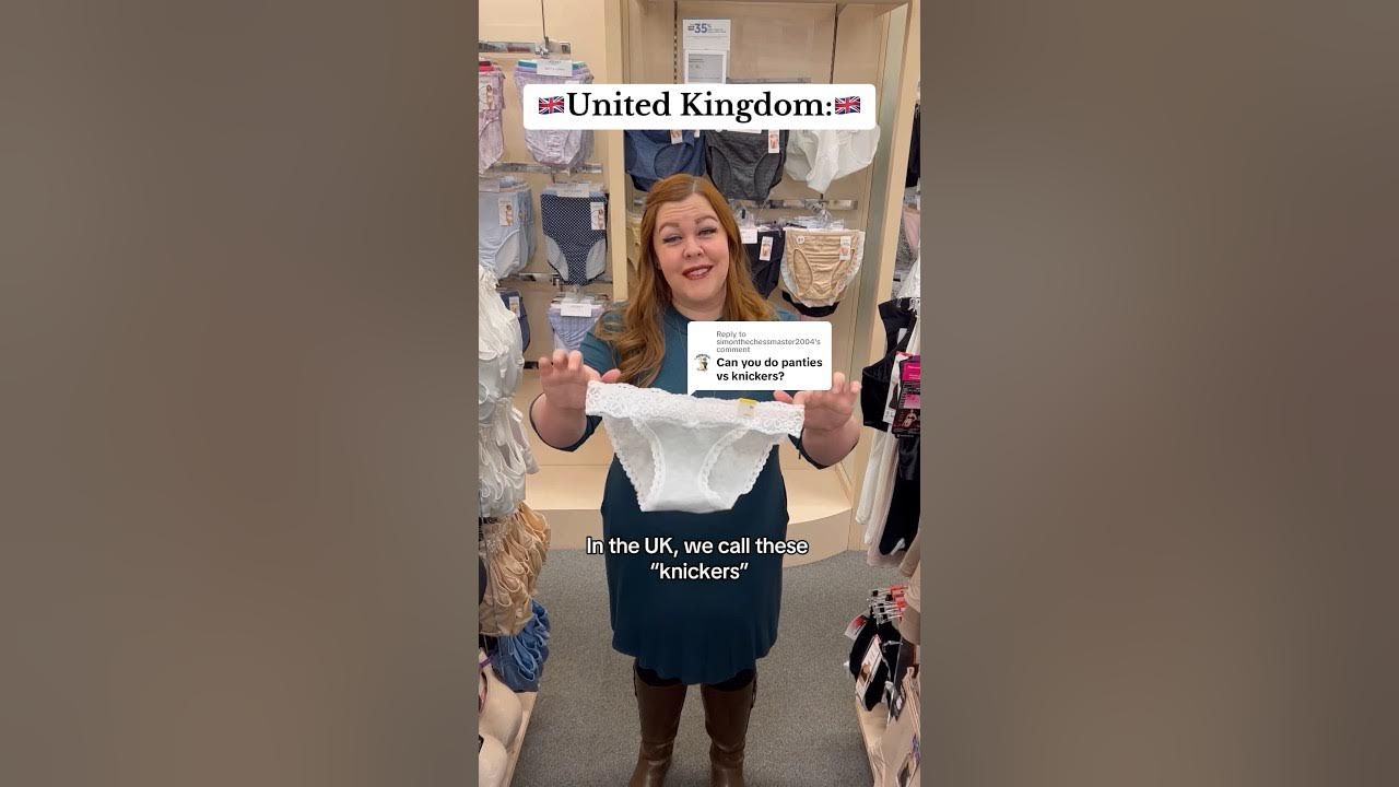 Knickers, panties, underwear, or pants? 🇬🇧🇺🇸 ukvsusa british 