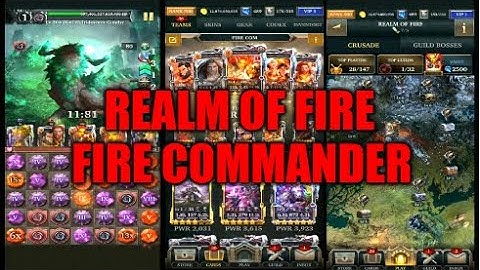 Legendary Game Of Heroes: Realm Of Fire Team Testing/Event Gameplay (Fire Commander)