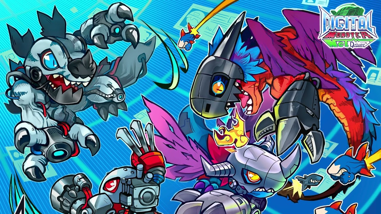 Digital Monster Net Driver - Forest Background (Night)