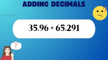 Adding Decimals Part 1 | Math Speed Drills | Challenge yourself Math Quiz  Math Quiz|Math Speed Test
