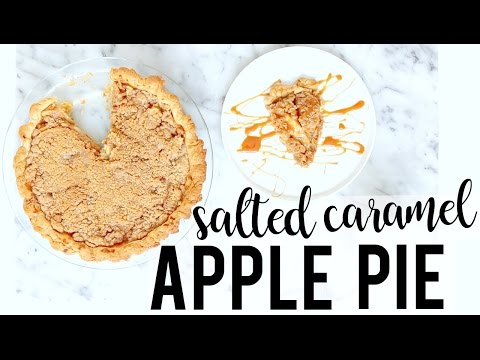 SALTED CARAMEL APPLE PIE | Baking with Meghan