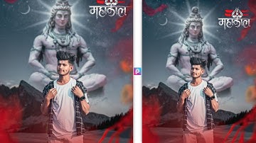 Mahashivratri Photo Editing 2023 || Shivratri Photo Editing || Picsart Mahadev Photo Editing