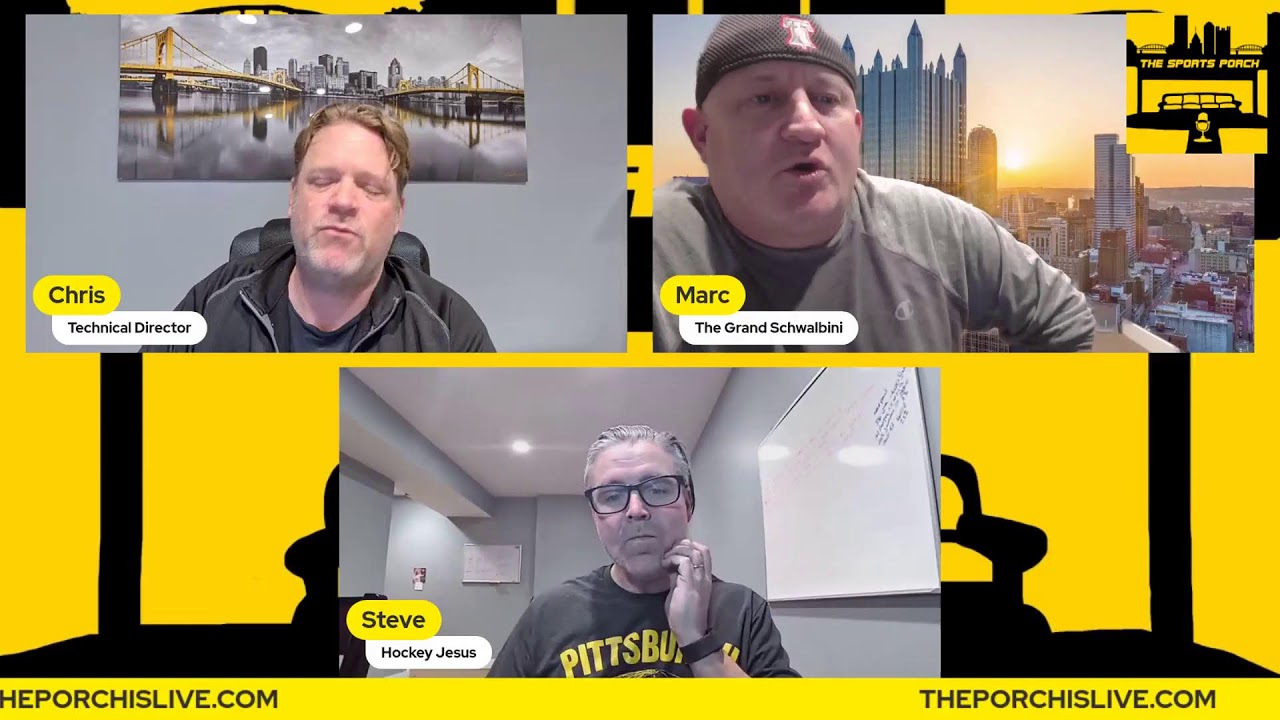 The Porch is LIVE - The Pens are on the bubble and are the Steelers Confused?