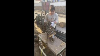 Wood Splitting Miracle - Time-Saving Agricultural Wood Splitter