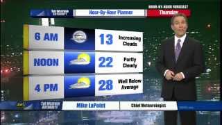 Mike LaPoint s Hour by Hour Forecast to plan your evening - 10pm Update