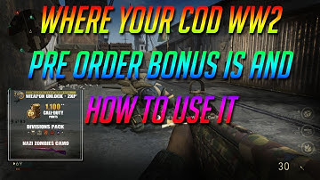 COD WW2 Where To Find Pre-Order Bonuses + Double XP Problem