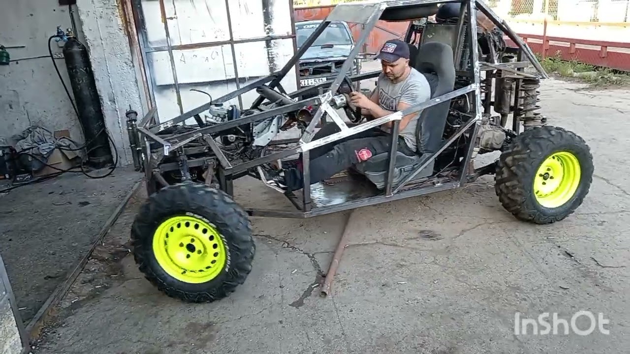 Багги своими руками, пробный выезд.