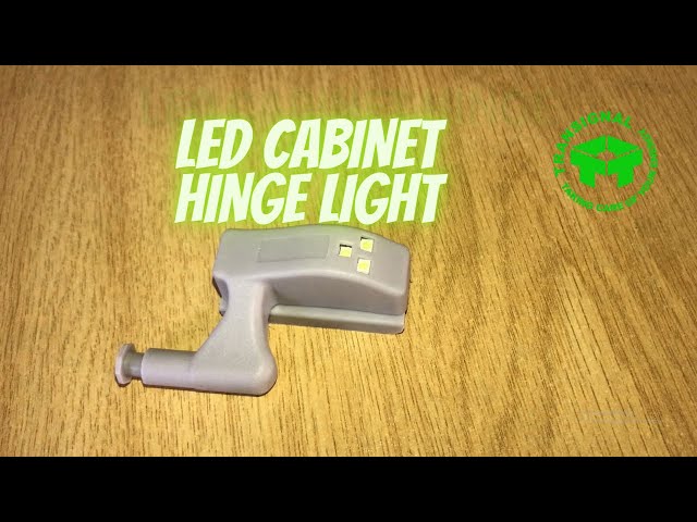 tæppe Luske mærke LED Cupboard Hinge Light - YouTube