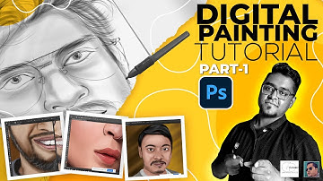 digital painting tutorial photoshop| digital painting tutorial photoshop in hindi| Digital Paint