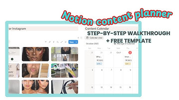 Notion Content Planner for Creators & Social Media Managers | Instagram Preview + Free Template