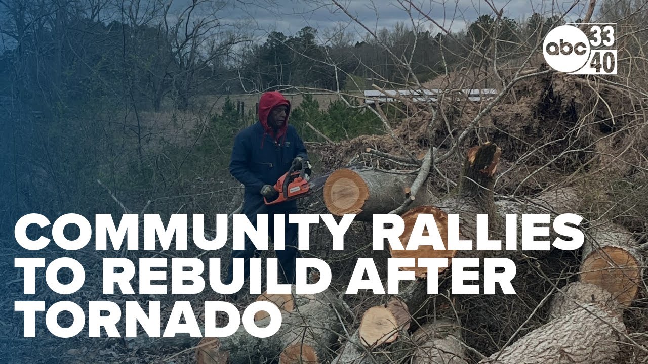 Gordo community rallies to rebuild after devastating tornado - YouTube