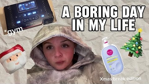 A BORING DAY IN MY LIFE | first vlog ever!!