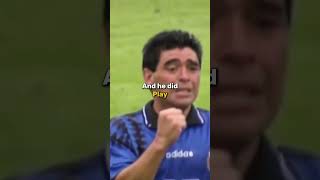This Goal Celebration Ended Diego Maradonas Career