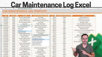 How to Make a Car Maintenance Log Template in Excel