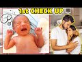 Baby Milan's First Check Up! **HE CRIED** | The Royalty Family